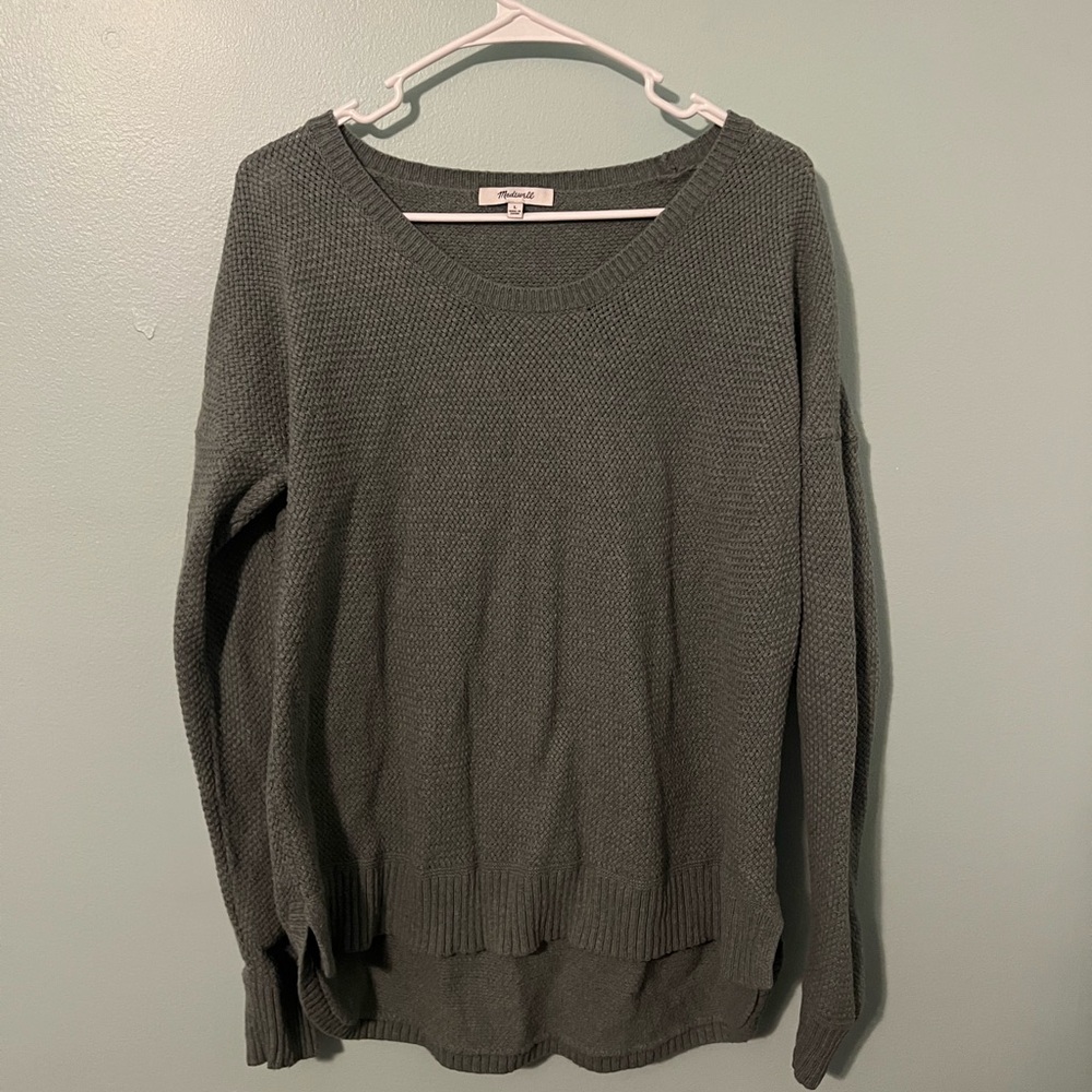 Madewell Sage Knit Pullover